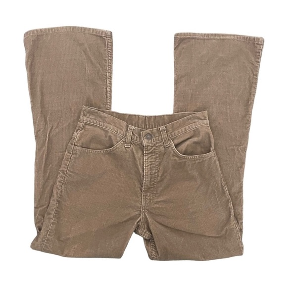 Levi's Denim - Vintage Levi’s Brown Corduroy Downtown Girl Fall Academia Wide Leg Levi’s Jeans